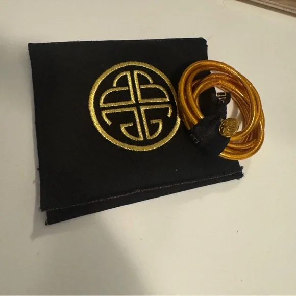 Auth. Budhagirl Spark all weather bangles | Bangle Set of 6 serenity prayer - M - Picture 5 of 9